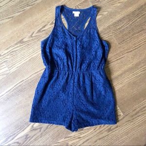 NAvy Urban Outfitter Romper
